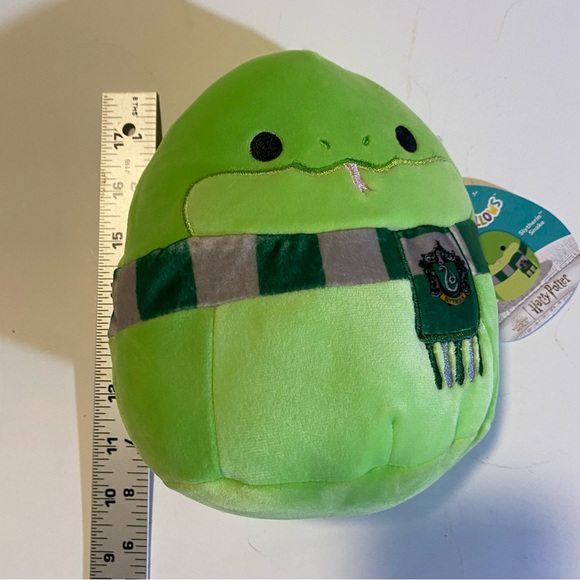 Squishmallows Harry Potter Slytherin Snake 8” high NWT - Picture 2 of 8